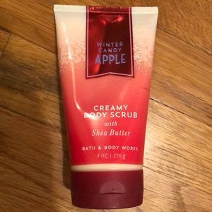 Bath & Body Works creamy body scrub- Winter Candy Apple